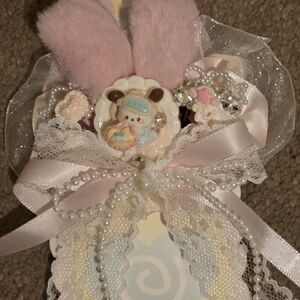 Cute Pink Bunny Ear Hair Accessory